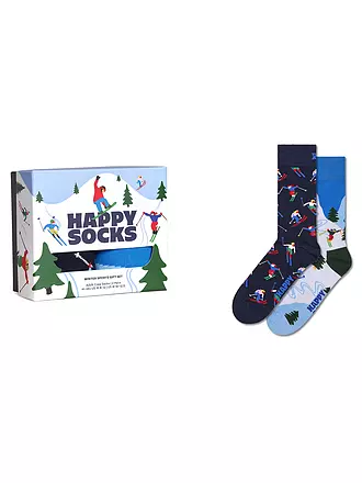 HAPPY SOCKS | Herren Geschenkset 2er Pkg WINTER SPORTS 41-46 white | 
